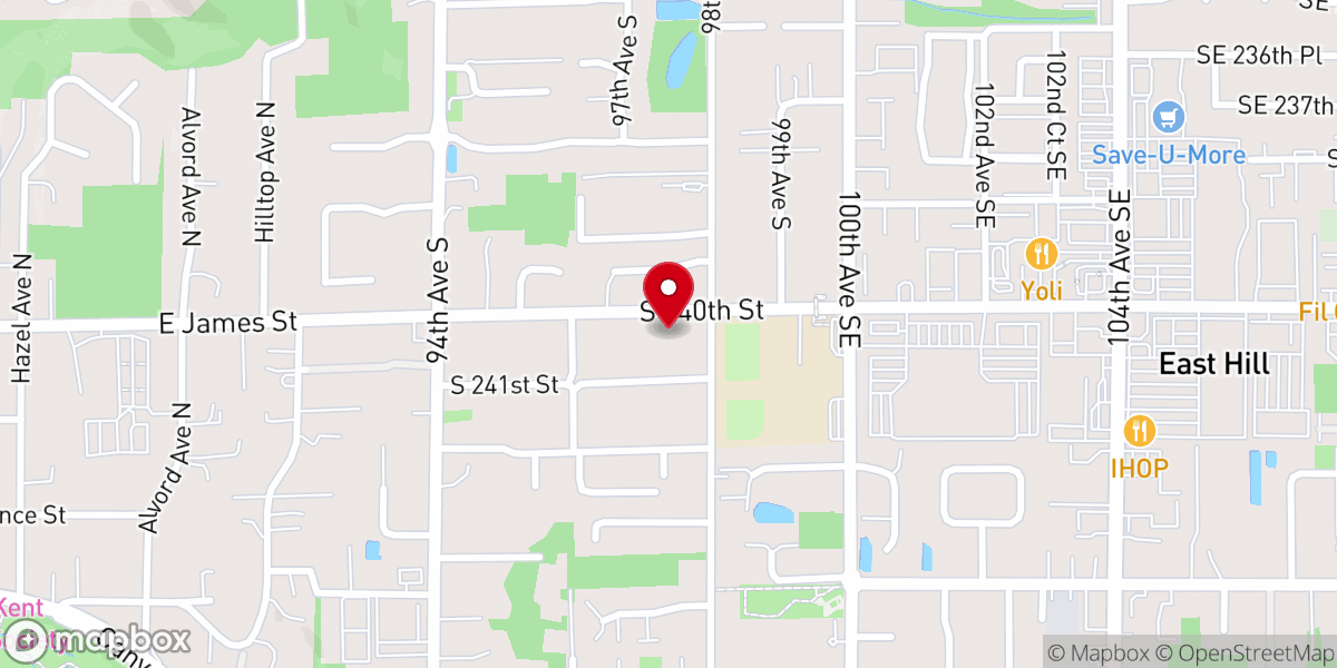 Map showing location of Emmanuel Bhutanese Church Washington