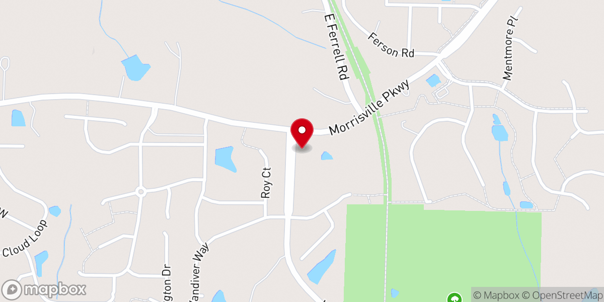 Map showing location of Trailside Church