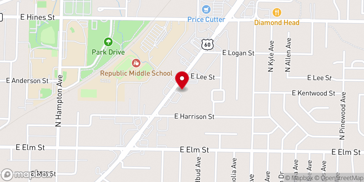 Map showing location of Flat Creek Republic