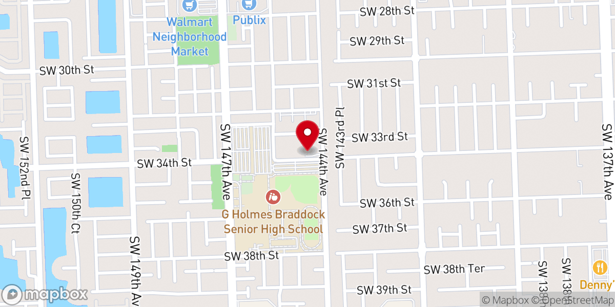 Map showing location of Turning Point Miami