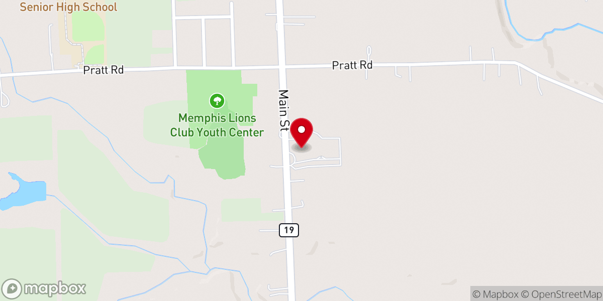 Map showing location of Holy Family