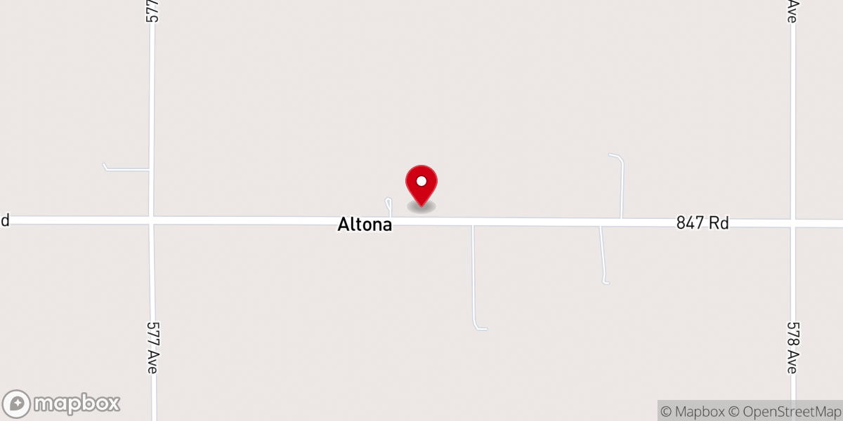 Map showing location of First Trinity Lutheran Church