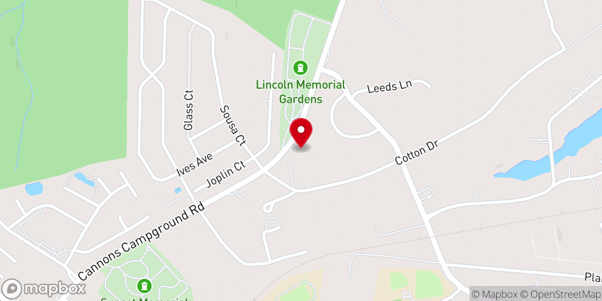 Map showing location of New Prospect AME Zion Church