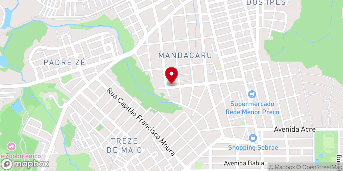 Map showing location of IEADPB MANDACARÚ - POLO
