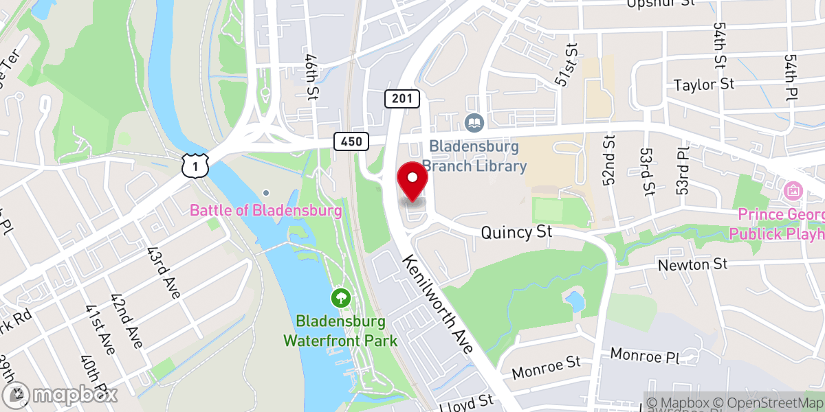 Map showing location of Grace of God Ministries International