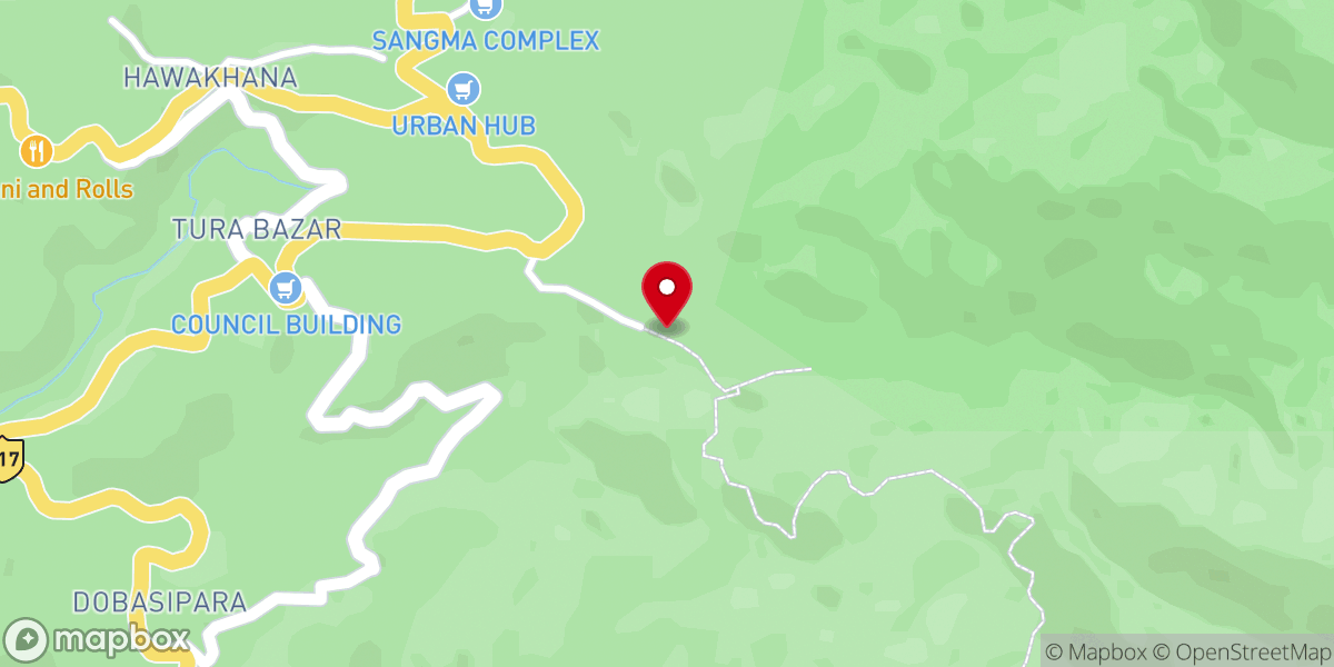 Map showing location of Nikrang A