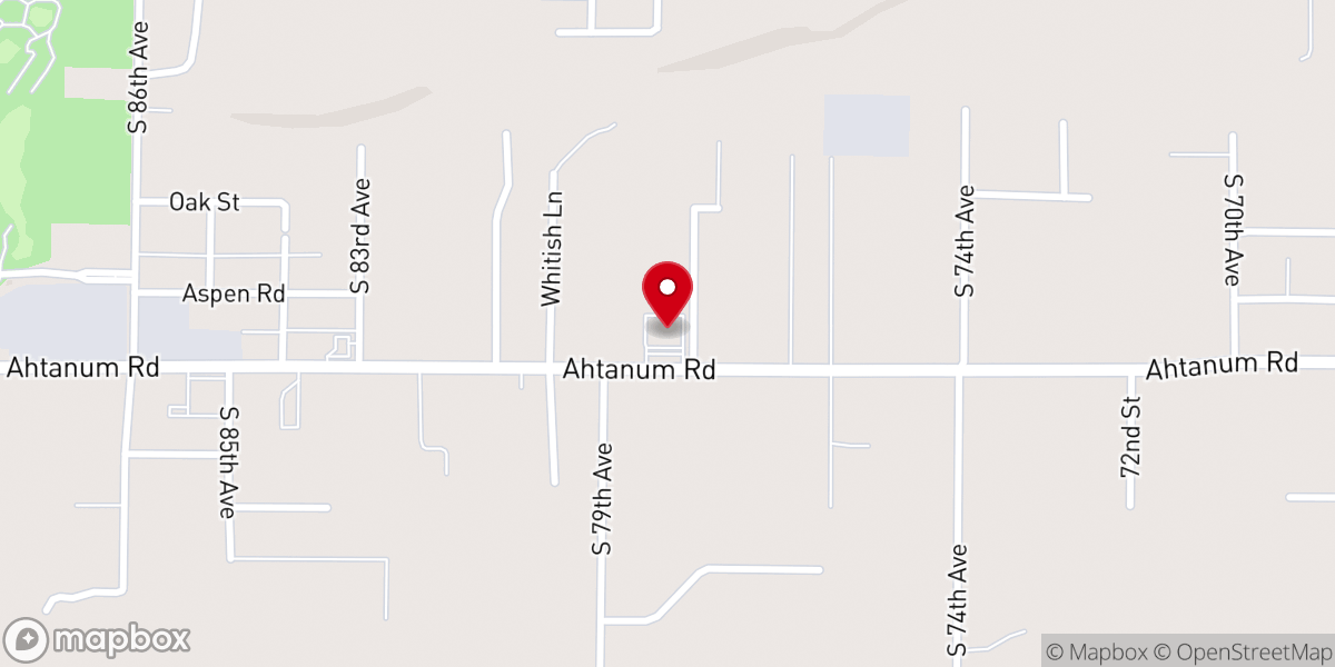 Map showing location of Crosspoint Church