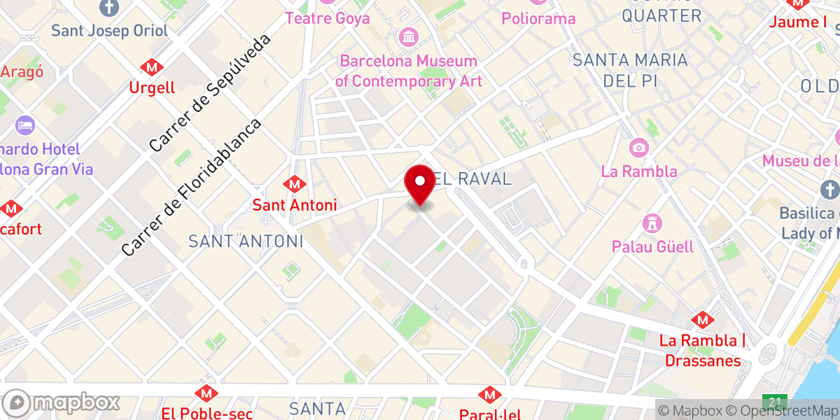 Map showing location of Iglesia Evangélica Jesús Reino Ministerio