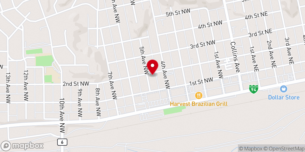 Map showing location of St. Michael's Traditional Roman Catholic Church