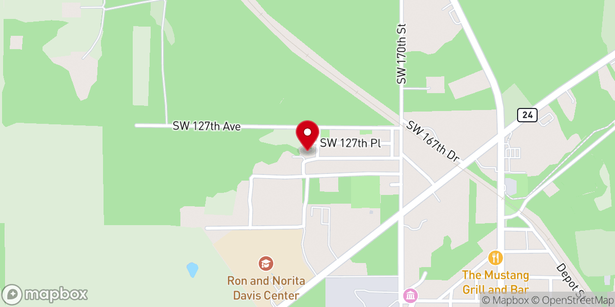 Map showing location of Archer Church of God in Christ