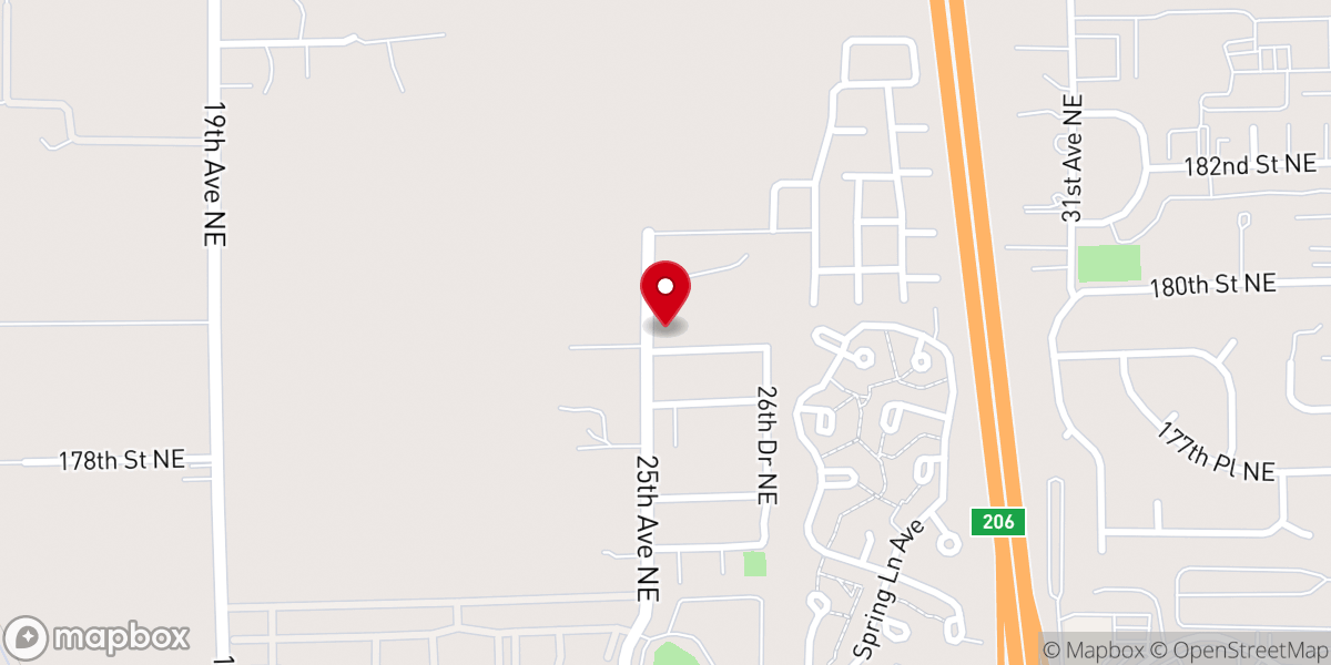Map showing location of Seattle Christadelphian Hall