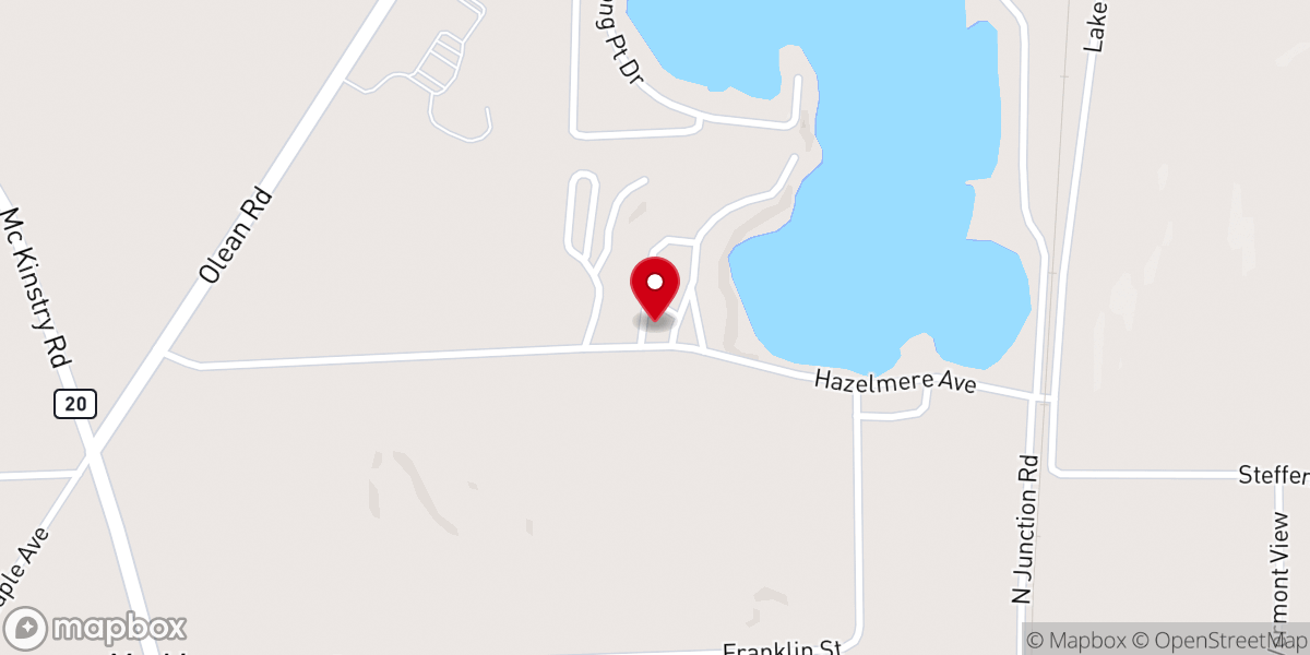 Map showing location of Odosagih Bible Conference