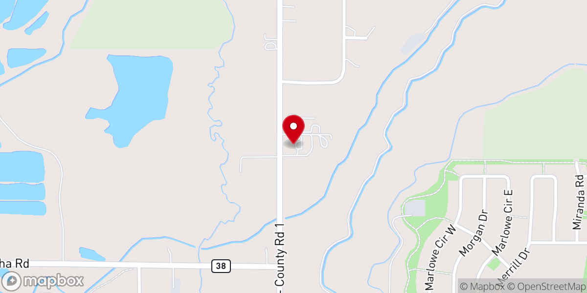 Map showing location of Bible Baptist Church Of Erie