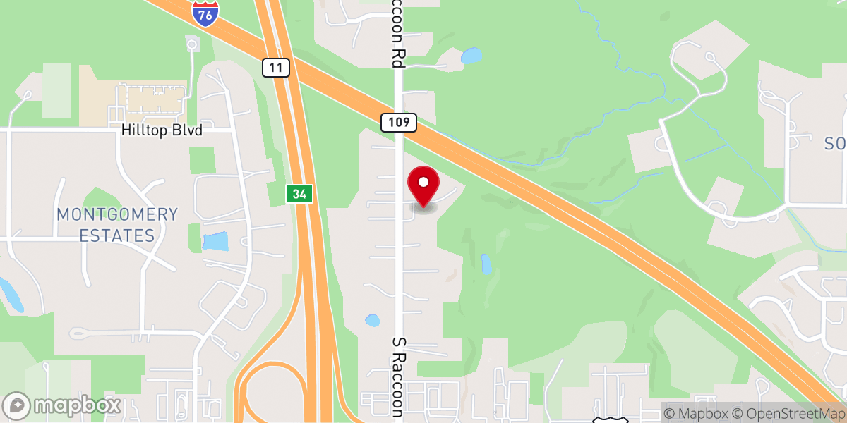 Map showing location of Christian Life Center