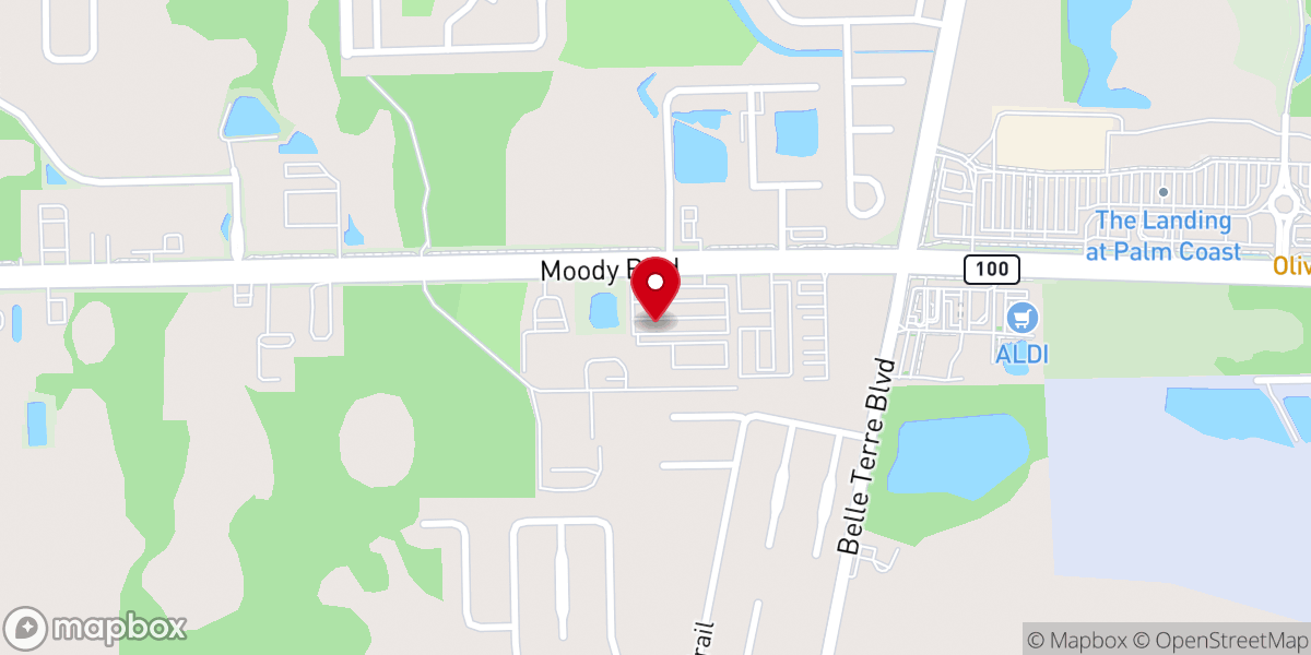 Map showing location of Lifecoast Ministry Center