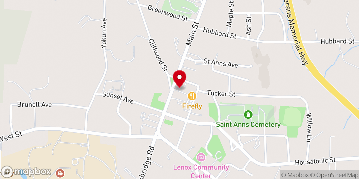 Map showing location of Frankie's