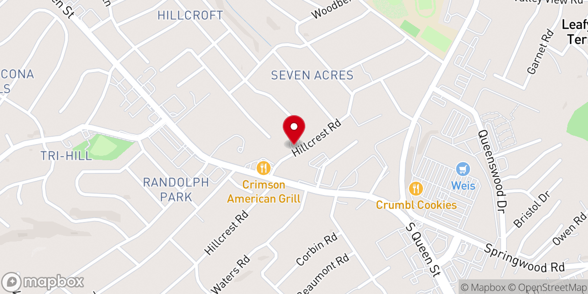 Map showing location of The Altar Church