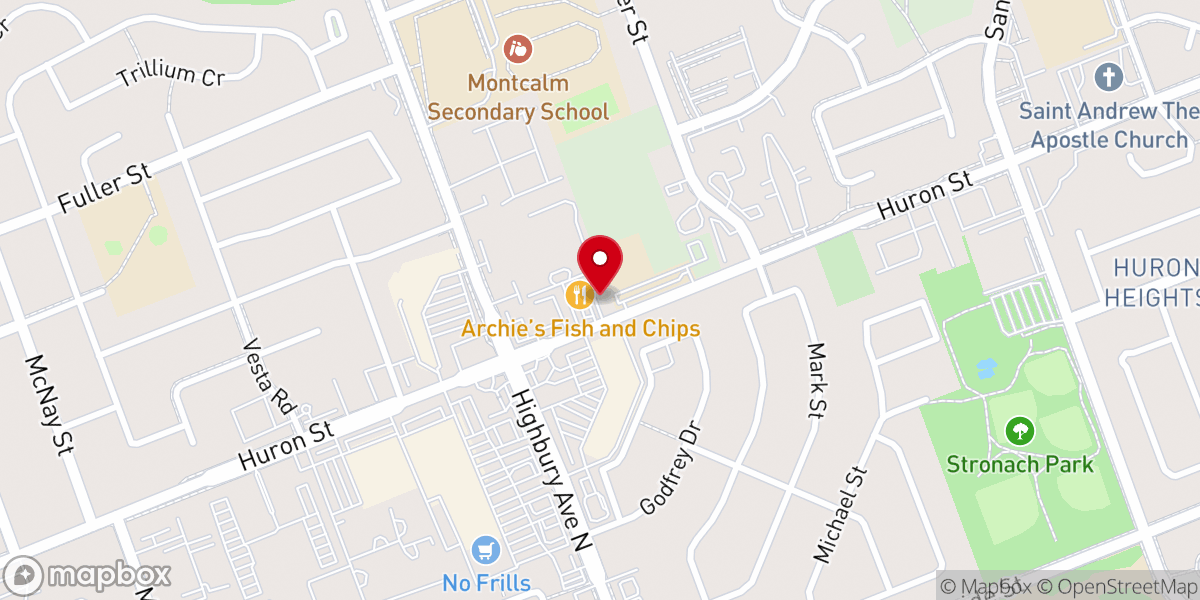 Map showing location of St John the Baptist Melkite Catholic Church