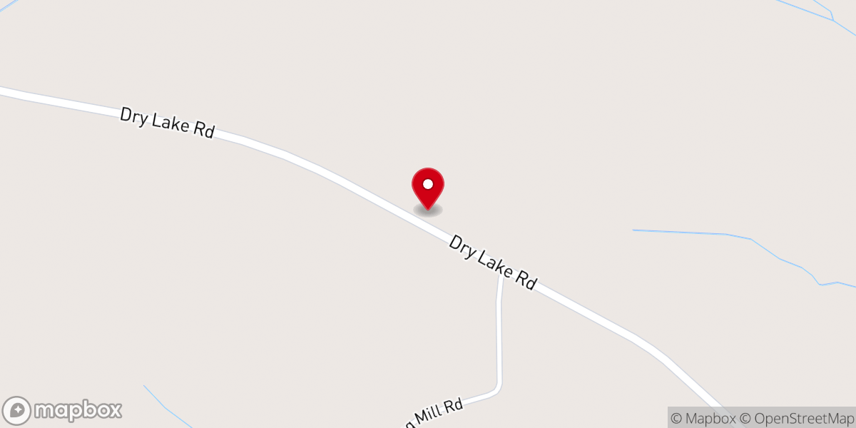 Map showing location of Bethaney Baptist Church