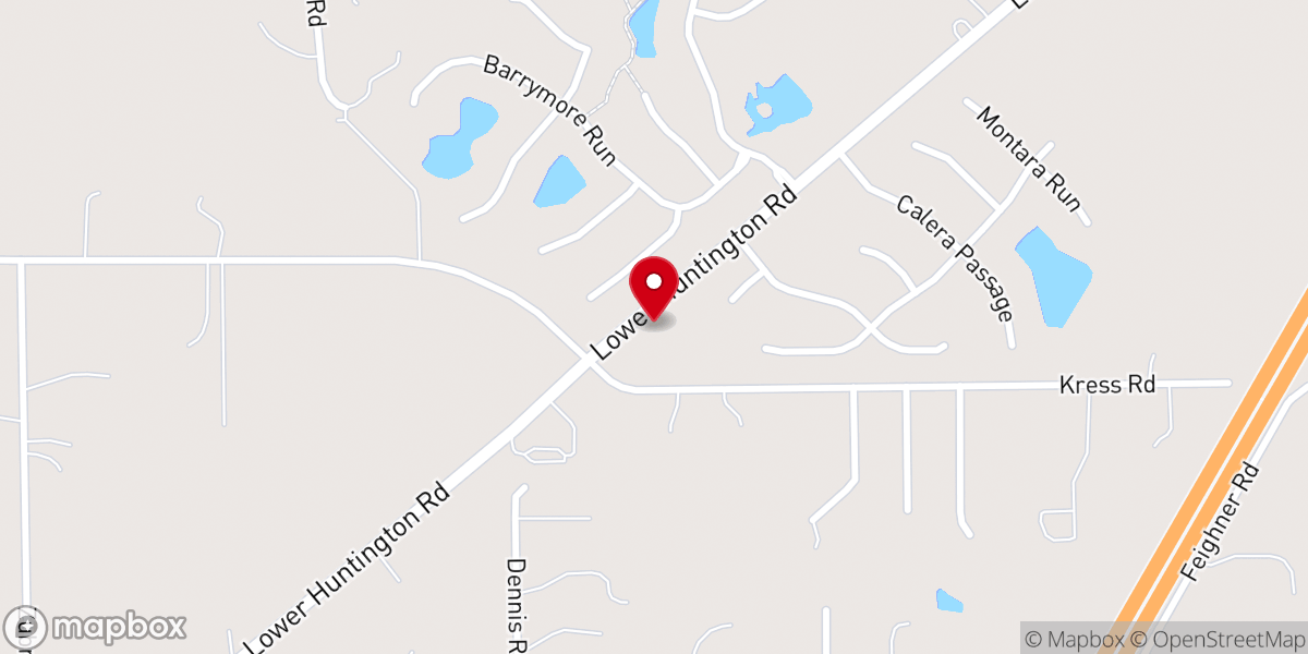 Map showing location of Monson Chapel