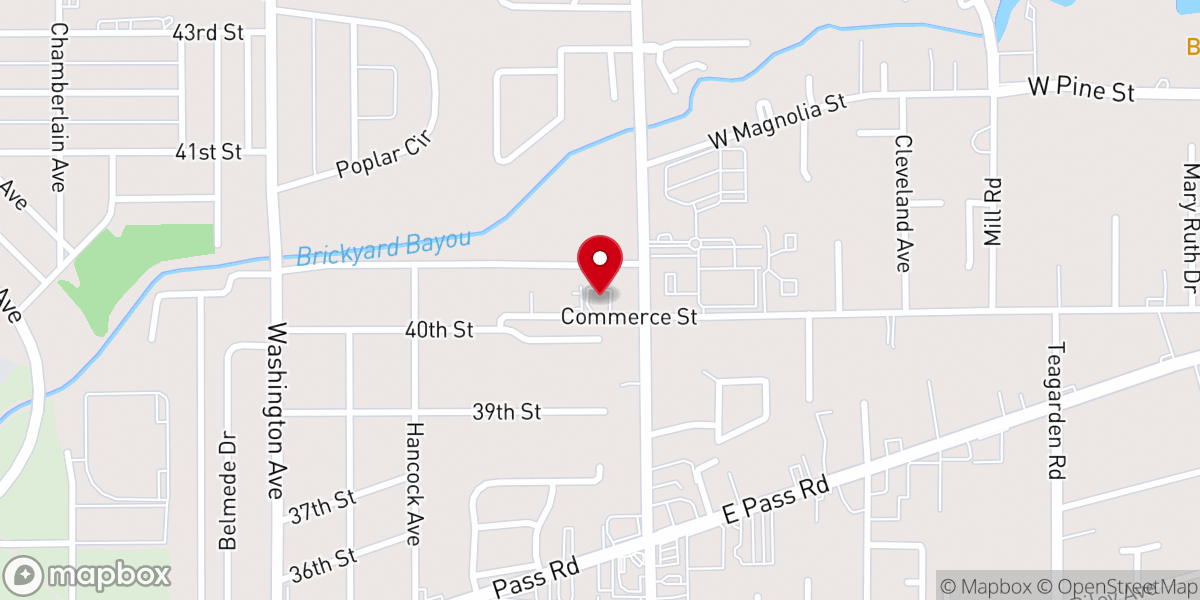 Map showing location of Christ the Redeemer Church