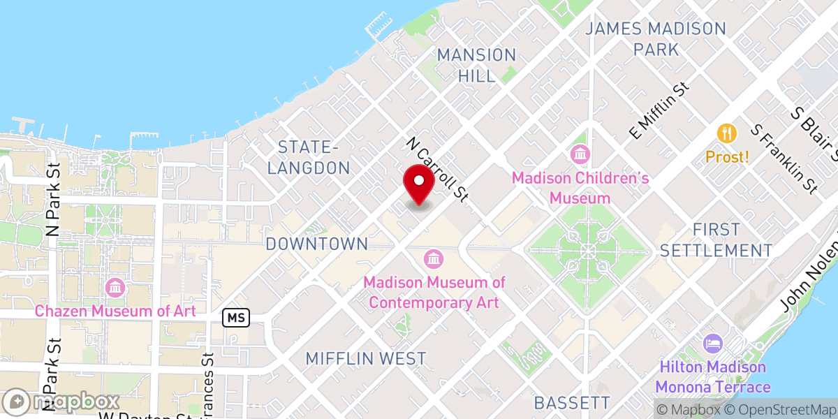 Map showing location of Holy Redeemer Catholic Church