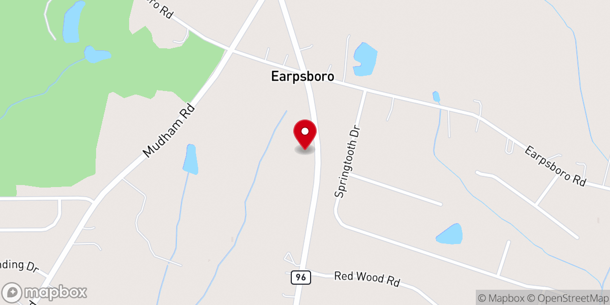 Map showing location of Harvest Word Ministries