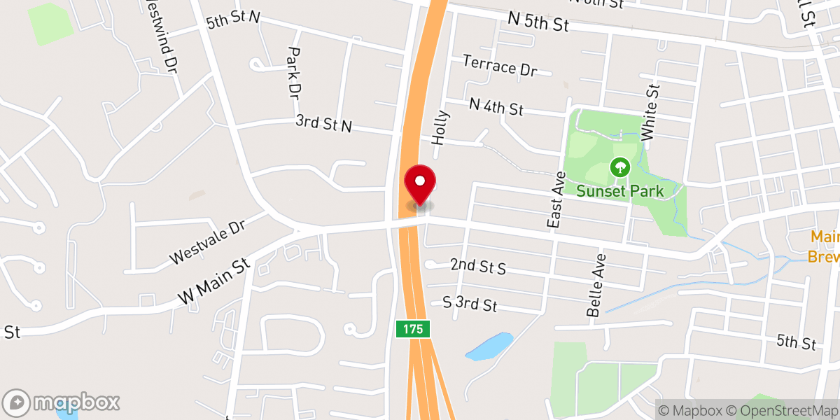 Map showing location of Renewed Spirit Community Church