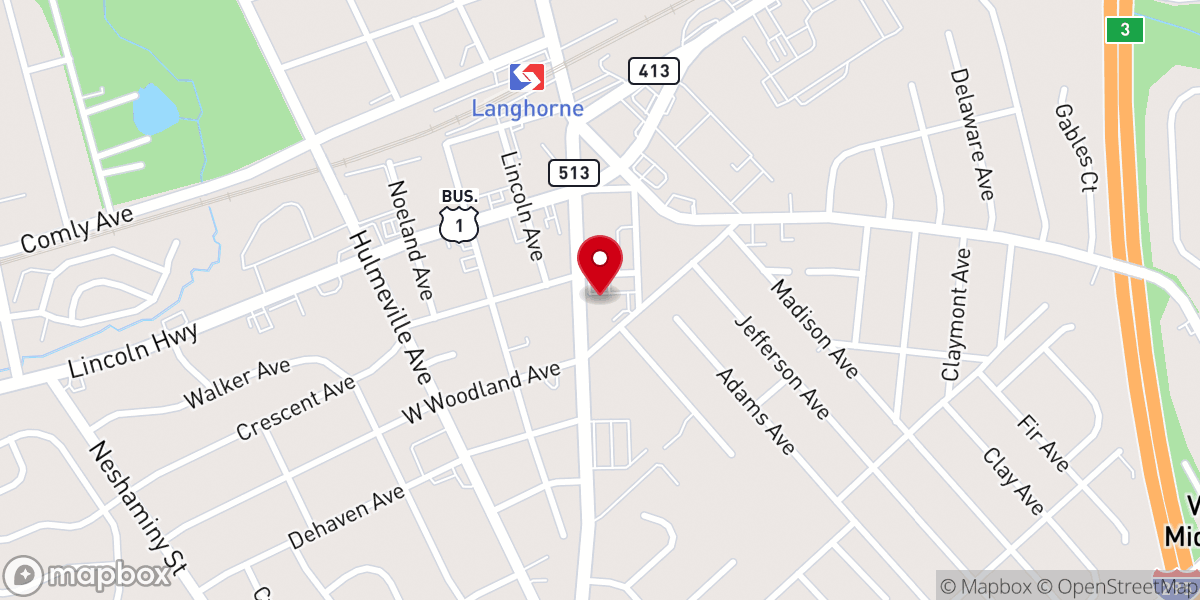 Map showing location of Our Lady of Grace Catholic Church