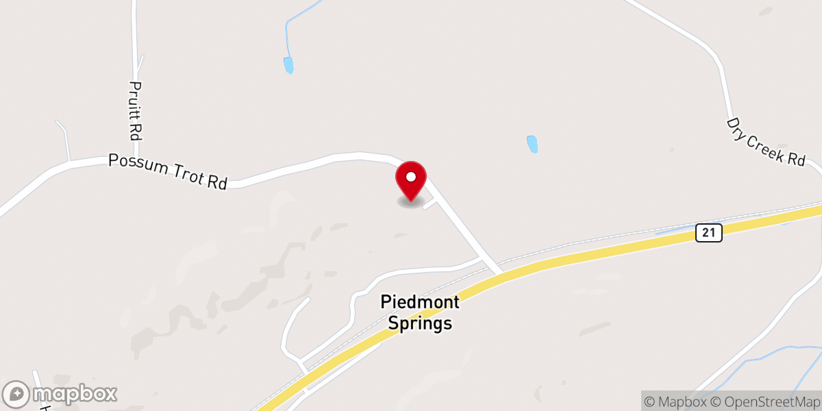 Map showing location of Plainview Congregational Holiness Church