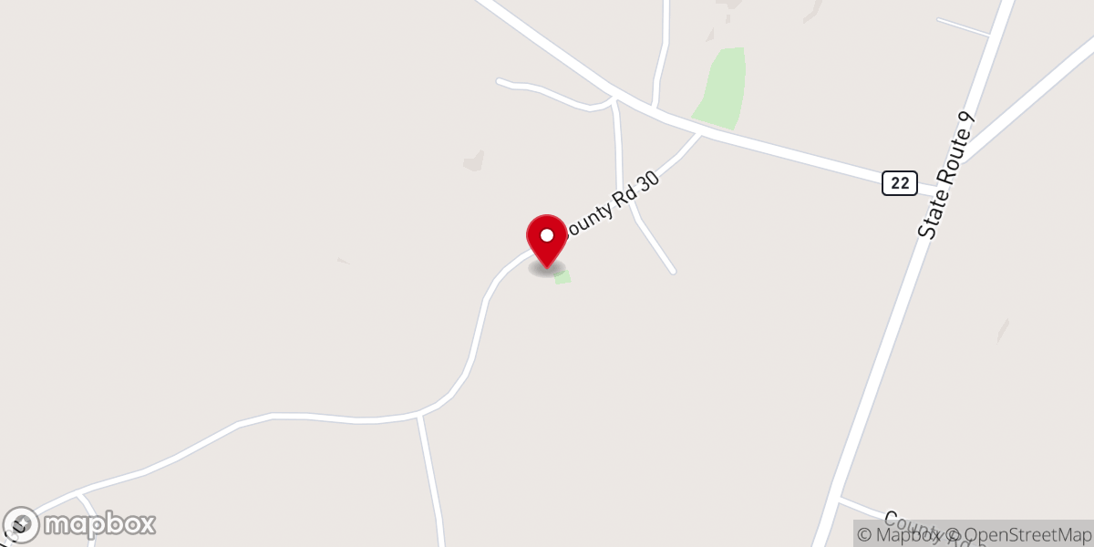 Map showing location of Nixburg Methodist Church