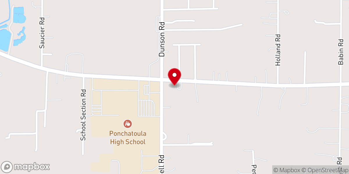 Map showing location of New Life Apostolic Church of Ponchatoula