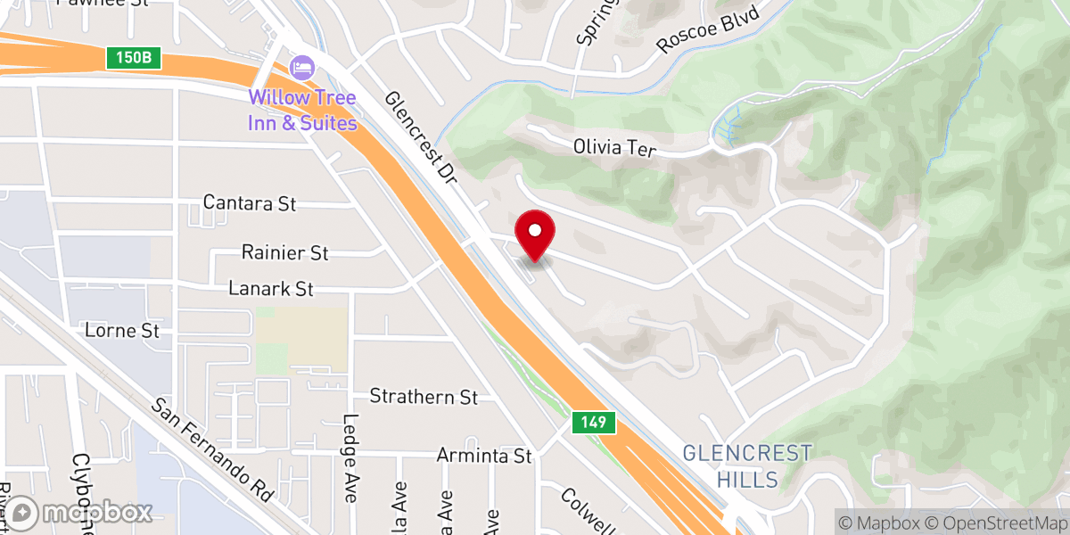 Map showing location of Winds of Hope Community Church