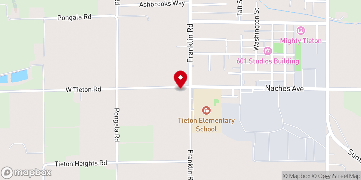 Map showing location of First Presbyterian Church