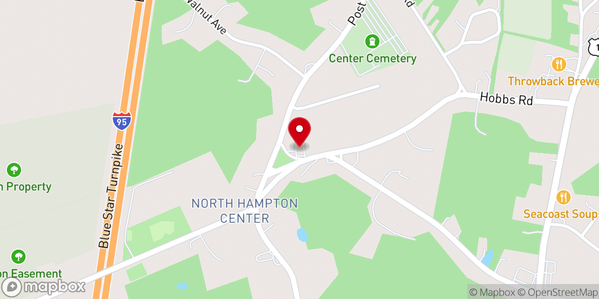 Map showing location of United Church of Christ