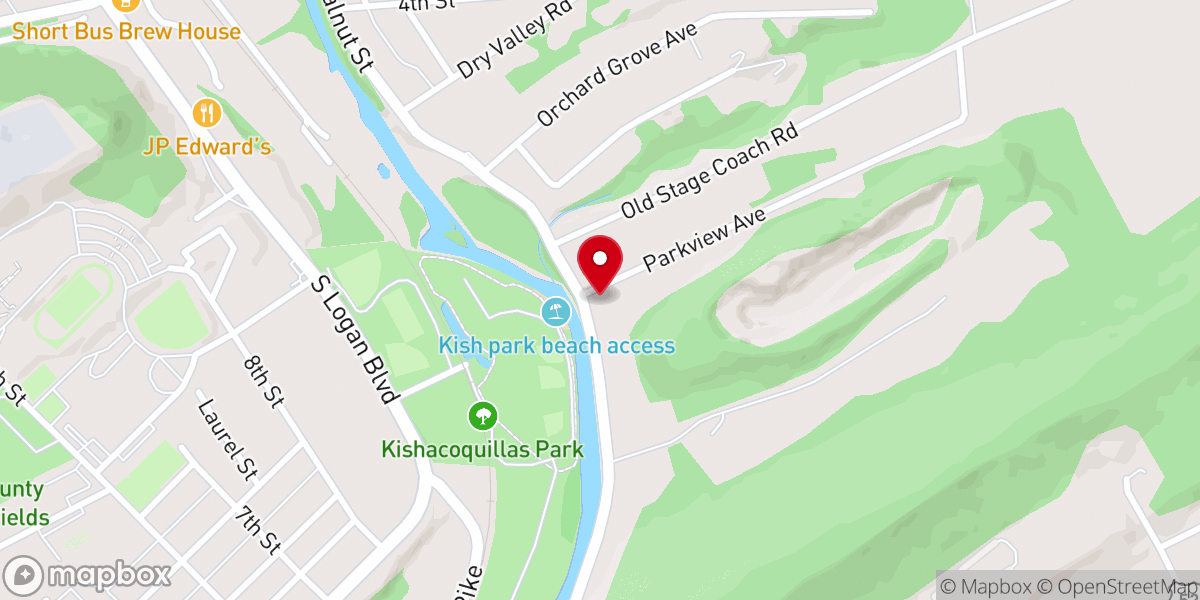 Map showing location of Parkview Church Of The Brethren