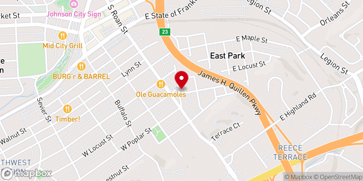 Map showing location of New Vision Church of God