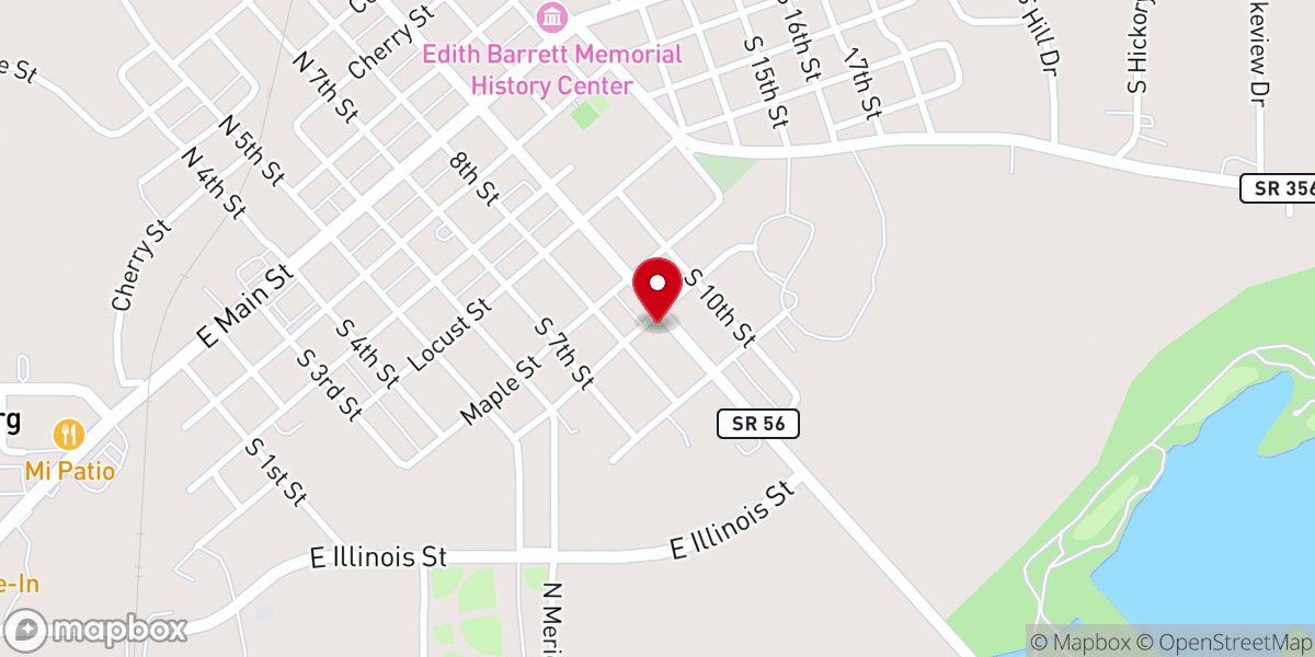 Map showing location of Living Faith Church International