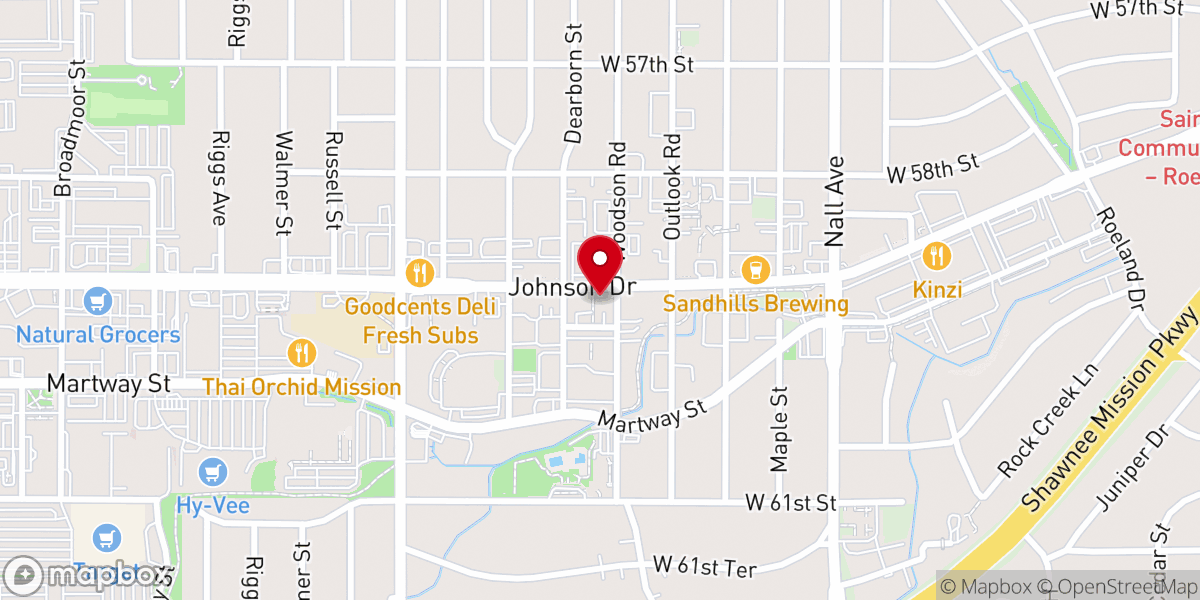 Map showing location of The Mission Theatre