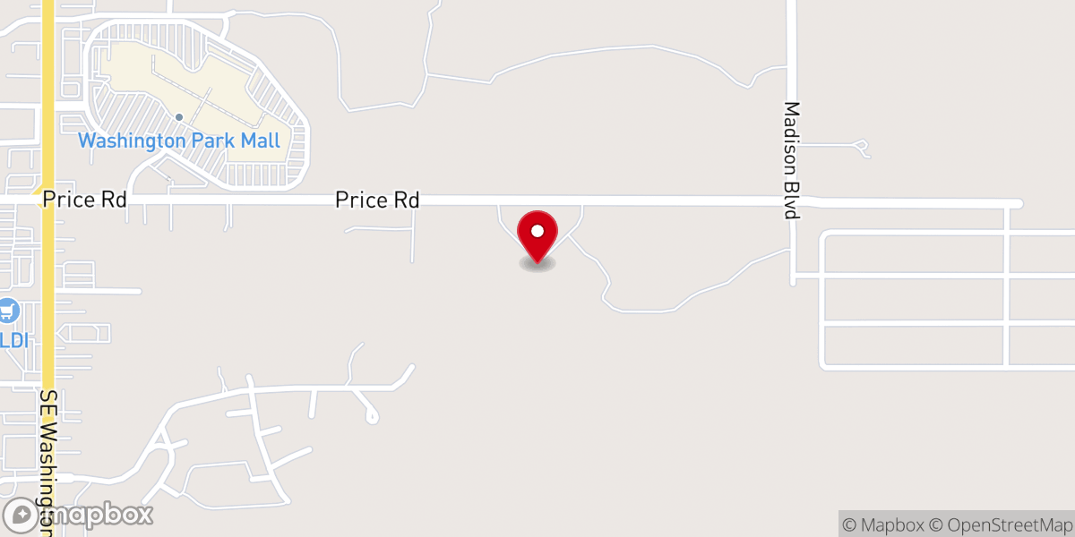 Map showing location of Bartlesville First Church