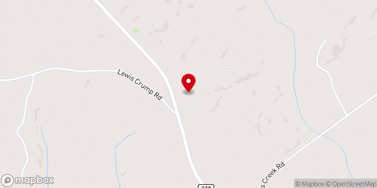 Map showing location of Cleveland Grove Church
