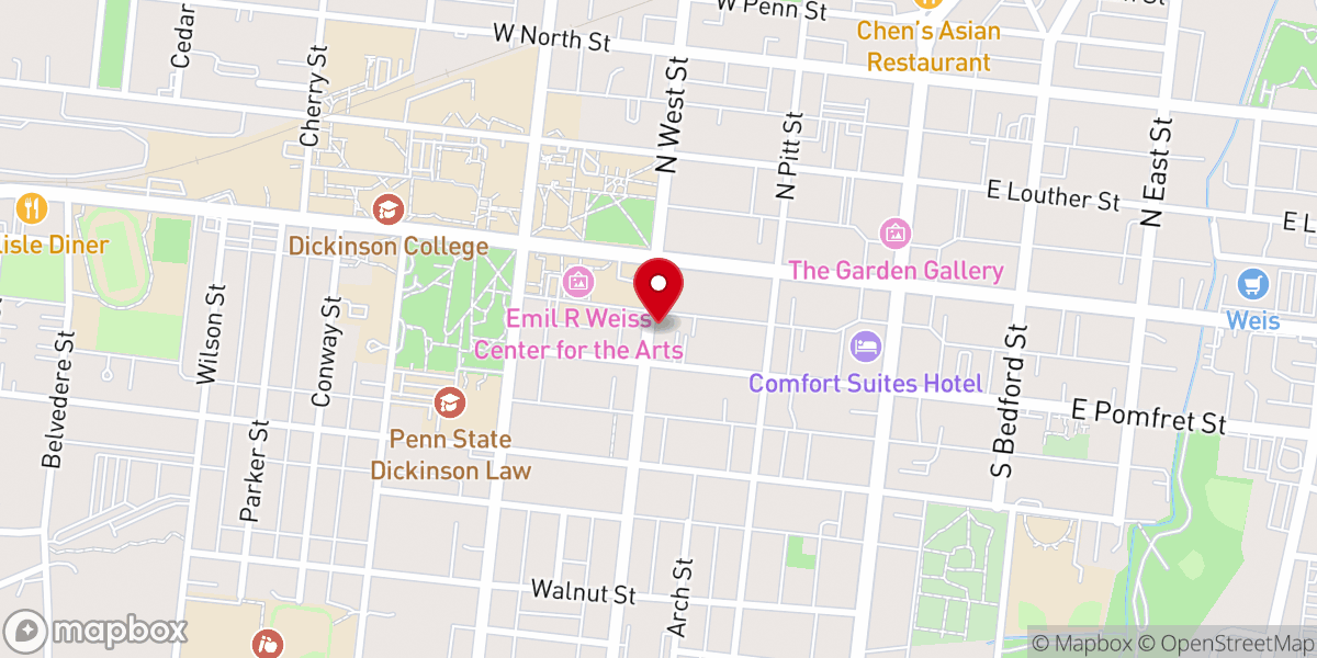 Map showing location of Life House Church