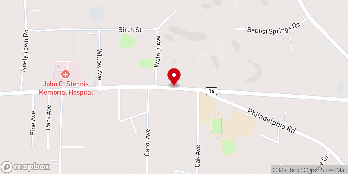 Map showing location of Lighthouse Apostolic Church