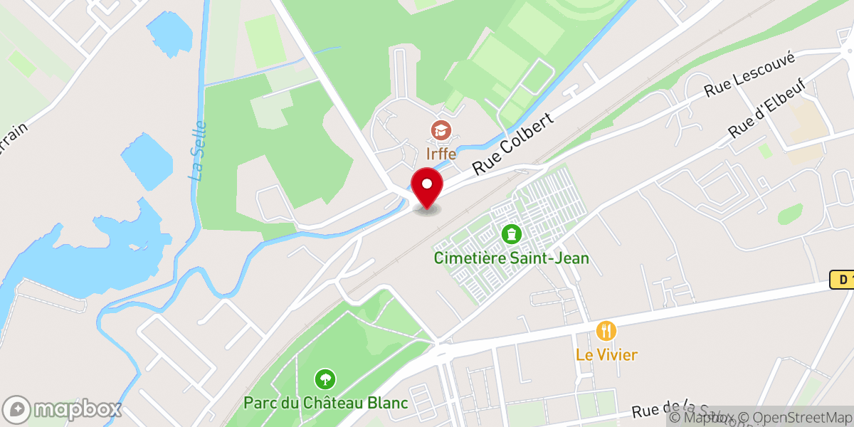 Map showing location of Eglise de Petit Saint-Jean