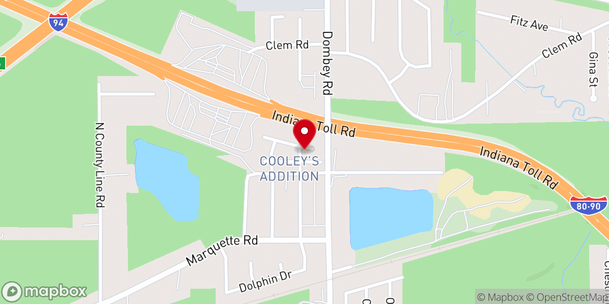 Map showing location of Cherry Hill Townhomes