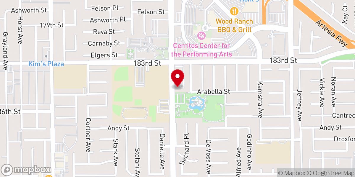 Map showing location of Generations Church