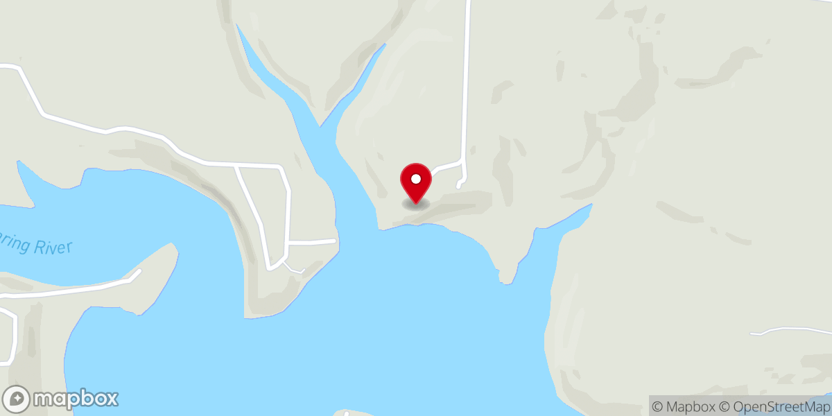 Map showing location of Steve Henshaw Ministry