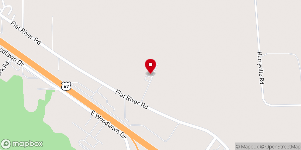 Map showing location of New Heights Church