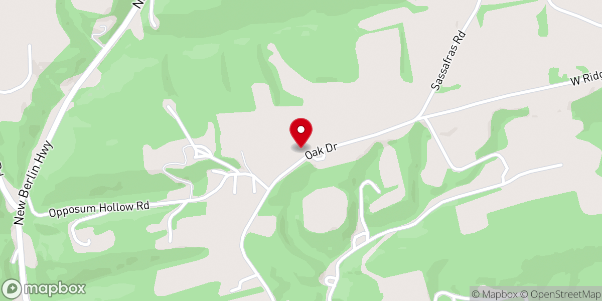 Map showing location of Boyer Mennonite Church