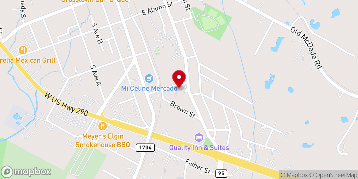 Map showing location of Greater Mt Vernon Zion AME Church